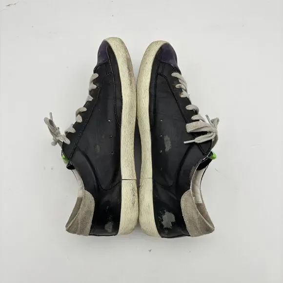Golden Goose GDBB Super Star Sneakers Leather Suede Mens Shoes 41 US 8